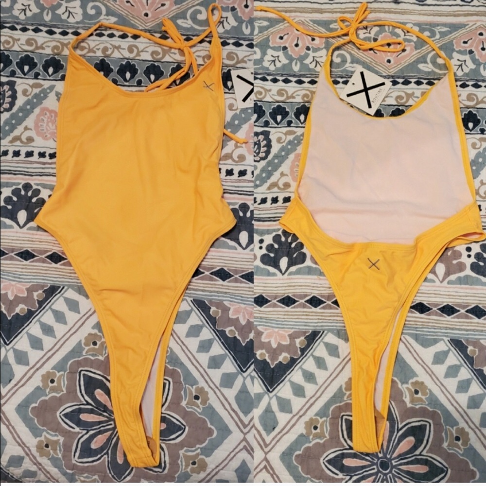 Boutine LA Yellow One-Piece Swimsuit